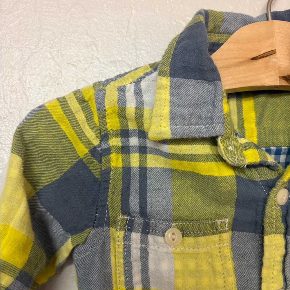 $12‎ ADD ON baby gap flannel plaid button down 2Y Zara Janie and Jack Mini Boden